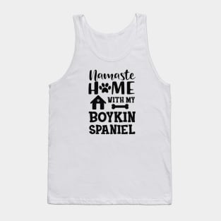 Boykin spaniel dog - Namaste home with my boykin spaniel Tank Top